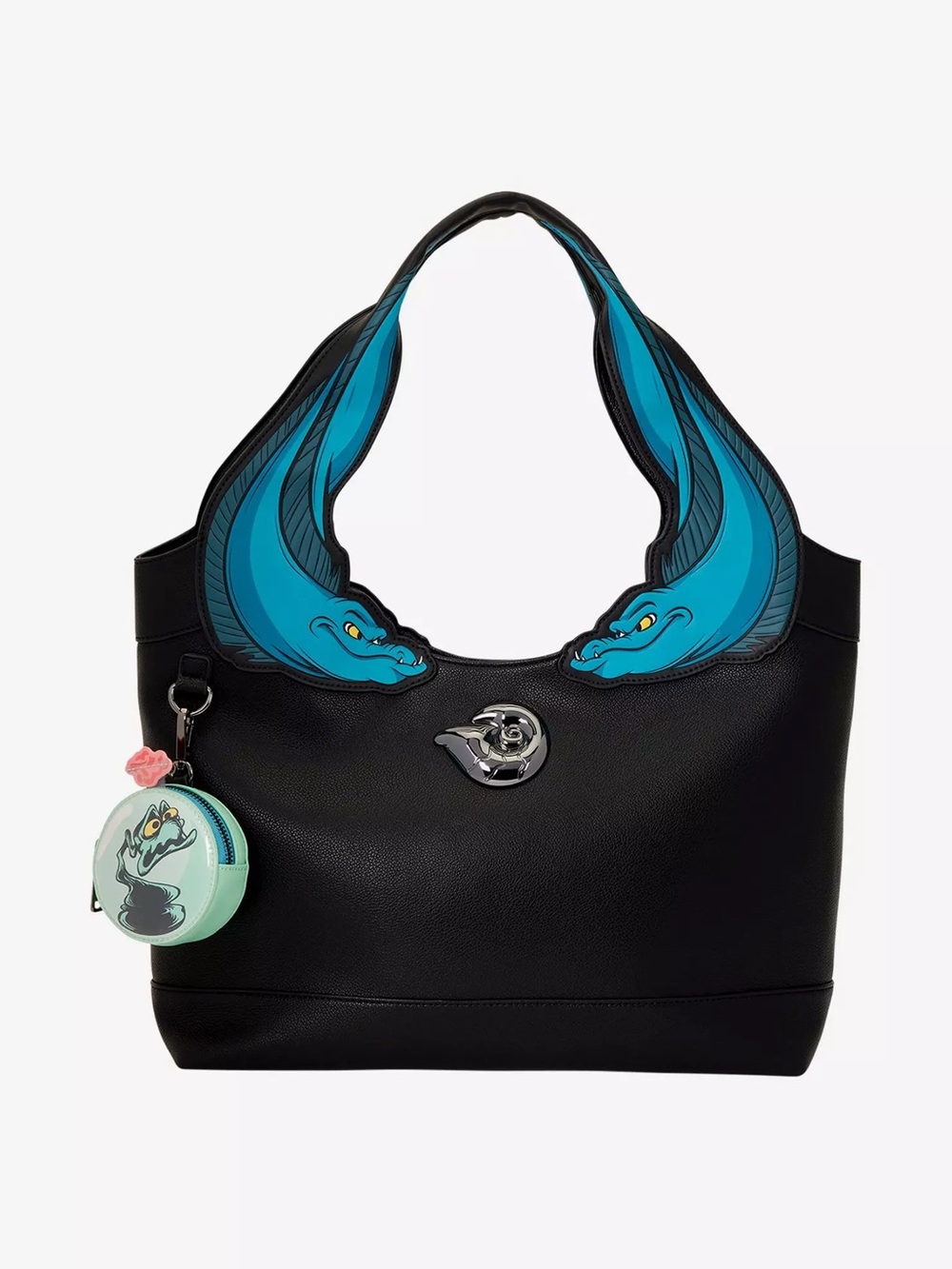 Loungefly Disney Little Mermaid Flotsam Jetsam Tote Bag with Coin Purse NWT